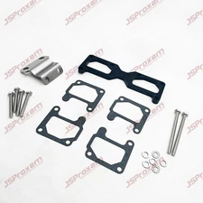 Black Intake Manifold Spacer Kit Fit Kawasaki Jet Ski JS 440 550 Mikuni Sbn44/46
