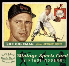 1955 Topps - Joe Coleman - #162 "High Number" Baltimore Orioles