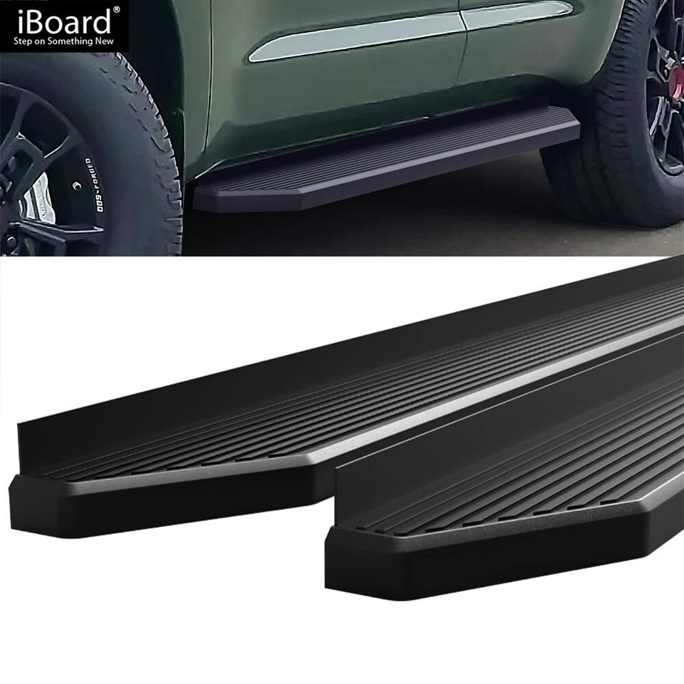 APS Running Board Black 6" Fit Toyota Sequoia 08-22 - Изображение 2 из 4