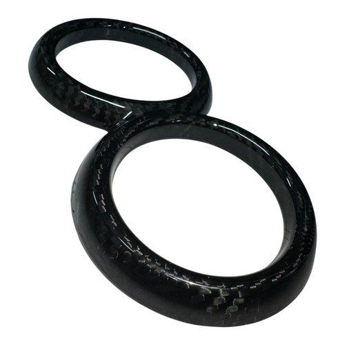 MINI R53 Front Cup Holder Surround Genuine Carbon Fibre Cover R50 R52 Cooper S - Picture 5 of 6