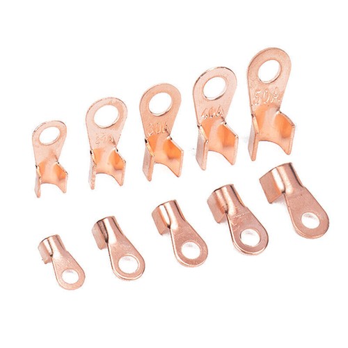 70 IN 1 Heavy Duty Open Barrel Wire Crimp Connector Copper Ring Lug Terminal Kit - Picture 5 of 8