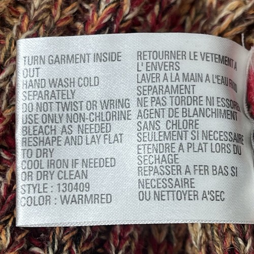 Northern Isles Women's Full Zip Chunky Knit Sweater Size XL Casual, Gradma, Boho - Picture 9 of 10