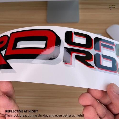 Toyota Tundra 2022 2023 TRD Offroad Decals Stickers REFLECTIVE Vinyl, Set of 2 - Picture 3 of 4