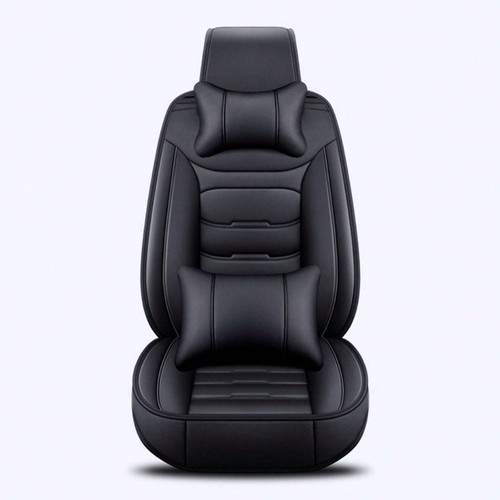 Luxury Leather Car Seat Covers,Full Set 5 Seats,Universal Fit,4-Season Protector - Picture 16 of 24