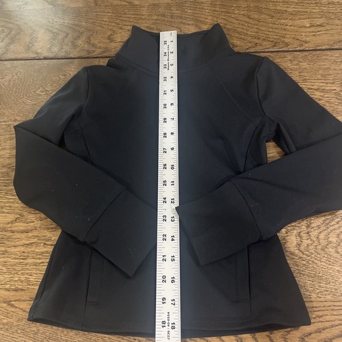 Abercrombie & Fitch Kids Jacket Size 5/6 YPB Black Activewear Zip Up - Picture 2 of 10