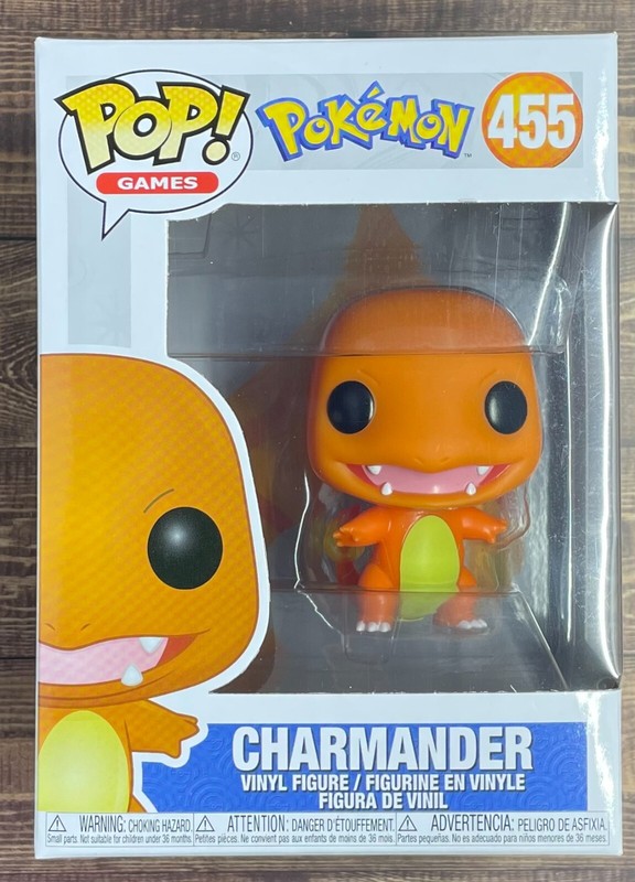 Funko POP! - Pokemon: Charmander #455 - NIB w/ Protective Case