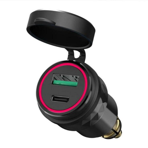 Cargador USB doble Hella enchufe DIN enchufe para BMW Ducati Triumph motocicleta nuevo - Imagen 3 de 9