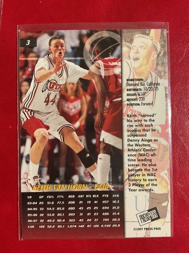 Keith Van Horn rookie cards &more "YOU PICK"  New Jersey Nets University of Utah - Picture 11 of 37