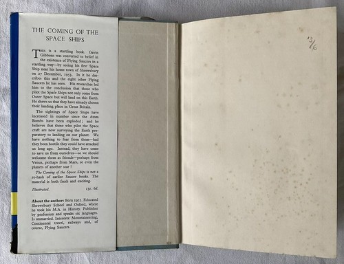 “The Coming Of The Space Ships” Gavin Gibbons 1956 1st Edition HB DJ *RARE* - Imagen 5 de 22