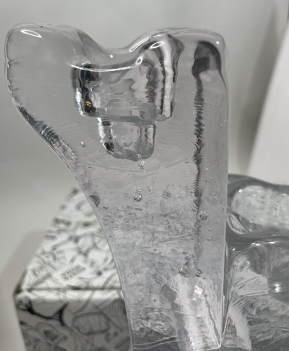 Kosta Boda Art Glass “Connect” Pair of Candleholders by Kjell Engman Scandinavia - Picture 7 of 10