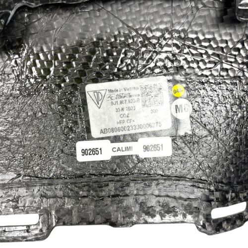 20-24 Porsche Taycan Right Side Bumper Trim Carbon Air Deflector OEM 9J1807820B - Picture 7 of 7