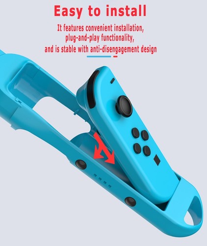 2Pcs Golf Clubs Hand Grip fits for Nintendo Switch Joy-Con Golf Super Rush Game - Picture 6 of 7