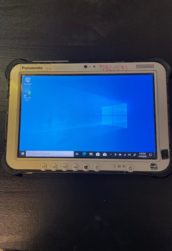 Panasonic Toughpad FZ-G1 i5-5300U 8GB 128GB Win 10 Pro Fair Cosmetics #736G(7)