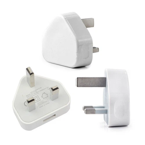 2 AMP UK Mains Wall Plug Travel Adapter USB Charger Fits Samsung Tab iPad Kindle
