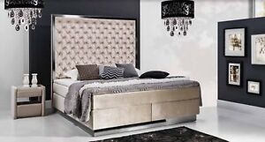 Boxspringbett Designer Polsterbett Bett Betten Hotel Chesterfield Hotelbett Ebay