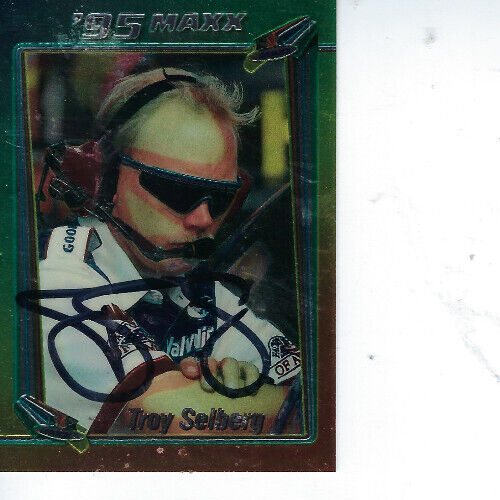 TROY SELBERG SIGNIERT 1995 MAXX PREMIER PLUS RACING #128 - NASCAR - Bild 1 von 1