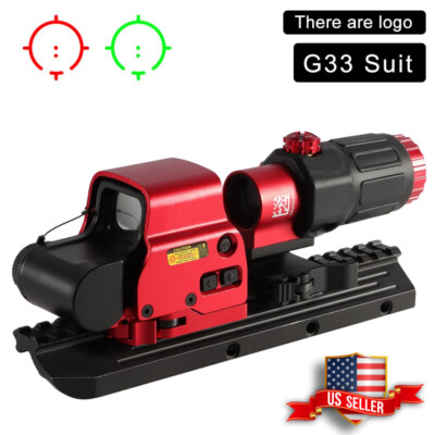 Hunting 3X Magnifier Scope Sight Holographic Sighting Telescope Outdoor Sports Hunting 3X Magnifier Scope Sight Holographic Sighting Telescope Outdoor Sports