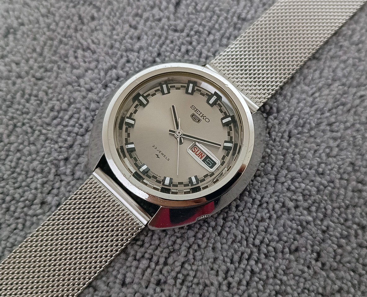 SEIKO5 セイコーファイブ 5126-7030 ジャンク品 Rare Vintage Seiko 5 model 5126-7030 Rally dial Automatic 23