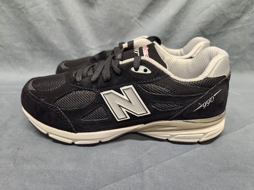 New Balance Boys 990v3 Sneakers GC990BS3 Suede Black Grey Size 7 NEW NO BOX - Picture 6 of 13