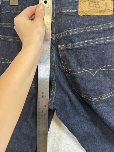 Polo Ralph Lauren Jeans The Hampton Straight Youth Size L 14/16 Dark Wash EUC - Picture 9 of 17