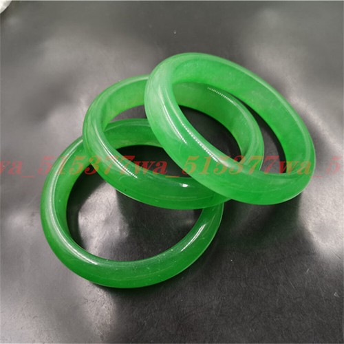 Brazalete Brazalete Tradicional Chino Jadeíta Jade Verde 56-64mm Joyería Mujer - Imagen 11 de 24