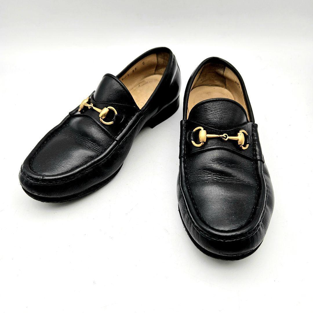 Gucci Horsebit Loafers Black Smooth Leather Slip On Size Gucci Horsebit Loafers Black Smooth Leather Slip On Size