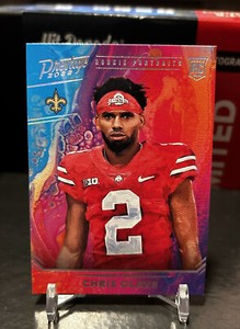 Chris Olave 2022 Panini Prestige Rookie Portraits SSP Saints Case Hit