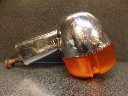 VINTAGE HARLEY DAVIDSON CHROME/AMBER TURN SIGNAL FRONT/REAR H-D1 SAE DP85 (B) - Picture 9 of 12