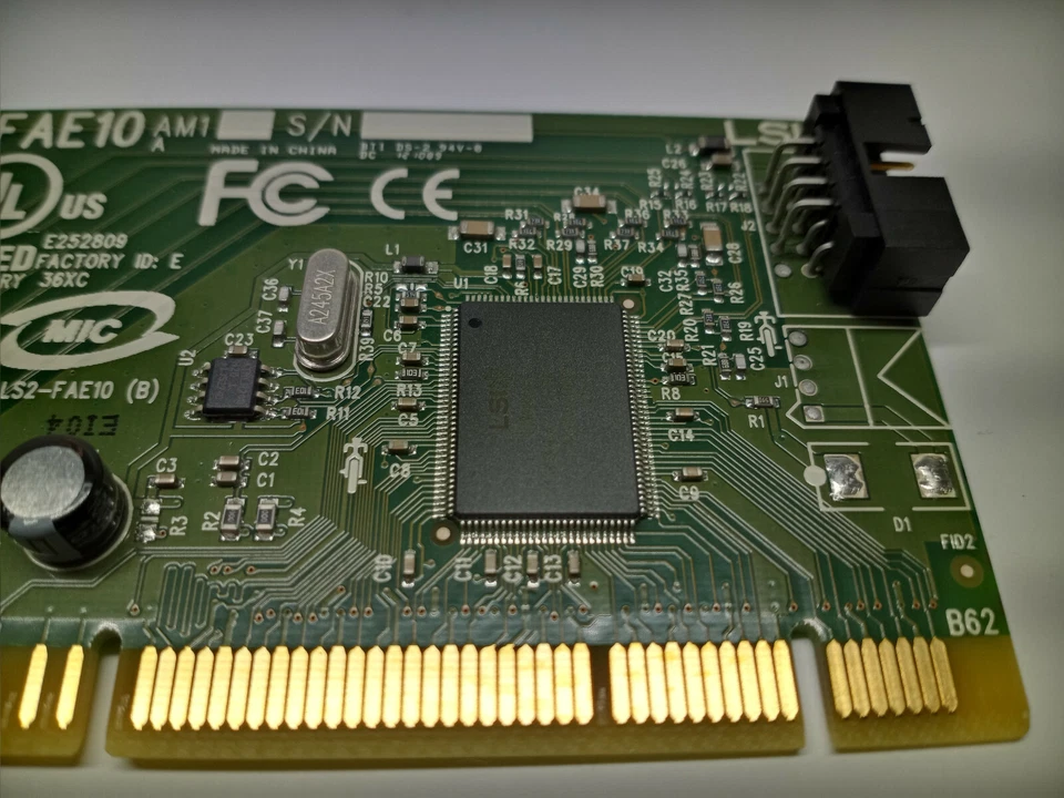 Dell 0H924H FireWire Controller Card Dual Port IEEE-1394 H924H Controller Card - Image 2 of 4