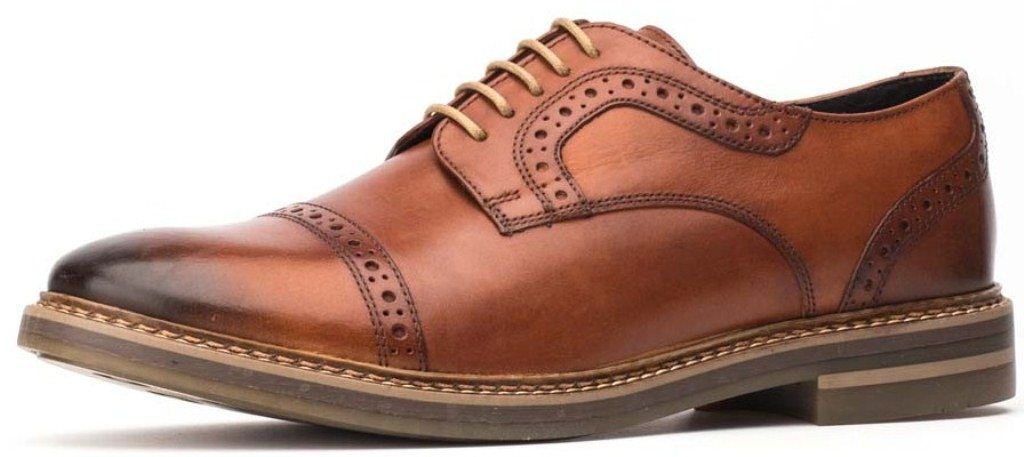 Scarpe casual da uomo Base London Butler Washed Tan Leather uomos Brogues Formal Shoes Scarpe casual da uomo Base London Butler Washed Tan Leather uomos Brogues Formal Shoes