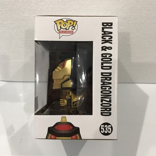 Power Rangers Dragonzord Black & Gold NYCC 2017 Exclusive 6" Pop vinyl RARE - Picture 3 of 4