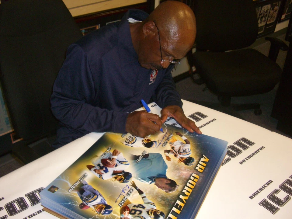 Chargers Don Air Coryell 6x Signed 16x20 Photo PSA/DNA Dan Fouts Kellen Winslow - Image 3 of 4