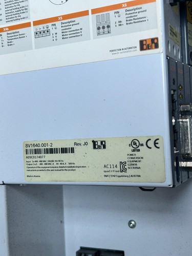 B&R ACOPOS 8V1640.001-2 Servo Drive _*WARRANTY_*OVERNIGHT SHIPPING AVAILABLE!* - Picture 5 of 18