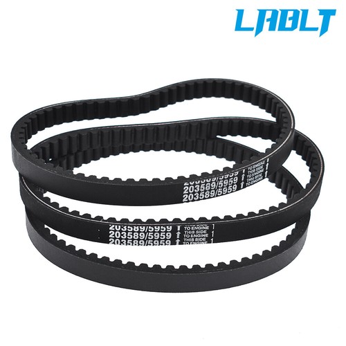LABLT For Go Kart Drive Belt 30 Series Manco 5959 Comet Black 3pcs 203589 - Picture 4 of 9