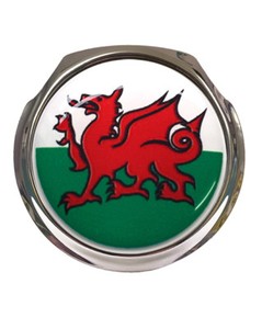 FREE FIXINGS Wales Dragon Car Grille Badge