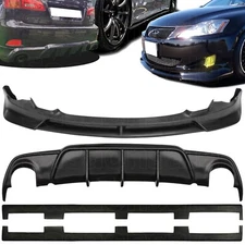 [SASA] 3x Combo for 06-08 Lexus IS JP Front Bumper Lip Rear Diffuser Side Skirt