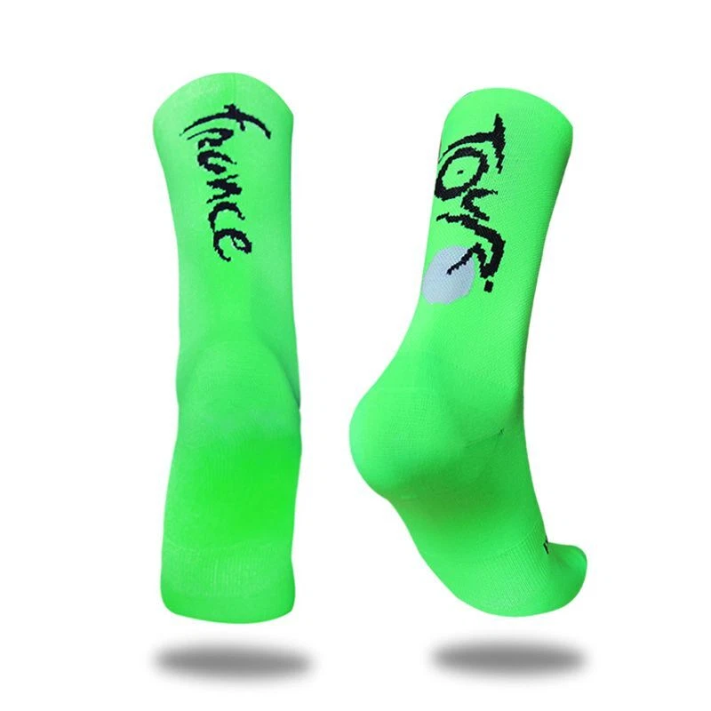 Compression Nylon Outdoor Socks - Knee-High Breathable Sports Cycling Footwear - Image 4 of 4