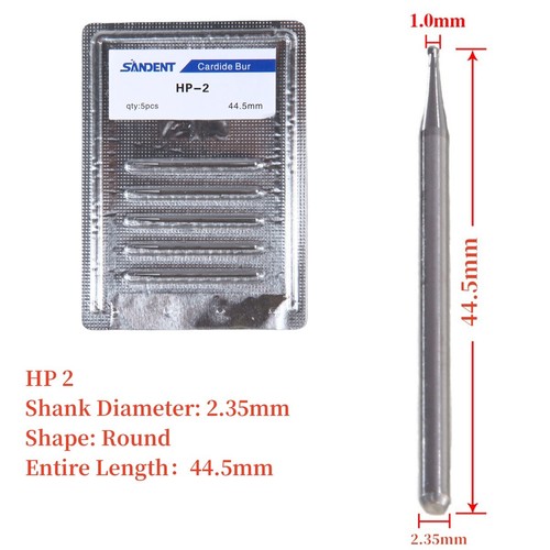 1-10pcs Dental Low Slow Speed Straight Nosecone Handpiece Pink 5pcs/pack HP Burs - Picture 41 of 61