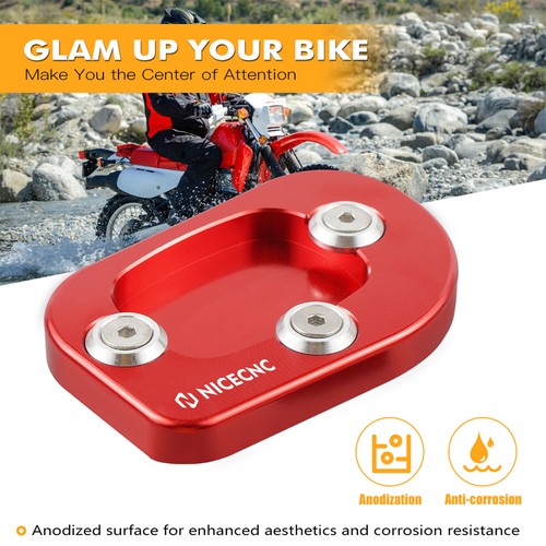 For Honda XR650L 1993-2025 NICECNC Kickstand Side Stand Enlarge Extension Pad - Picture 3 of 11
