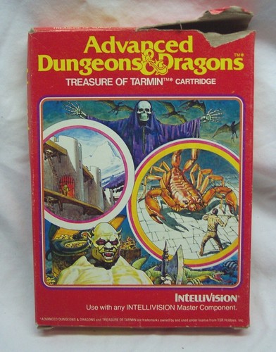 Vintage 1983 Mattel Intellivision ADVANCED DUNGEONS & DRAGONS Tarmin VIDEO GAME - Picture 2 of 6