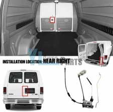 Rear Right Door Latch Cable & Rod 92-14 Ford E150 E250 E350 /OE:AC2Z15431A02A