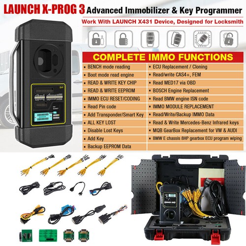 LAUNCH X431 PAD 7 X-PROG 3 Car Diagnostic Scanner Tool IMMO Key Programming TPMS - Picture 17 of 17