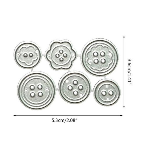 Button Metall Stanzformen DIY Scrapbooking Papier Karte Vorlage Prägeschablone - Bild 6 von 6