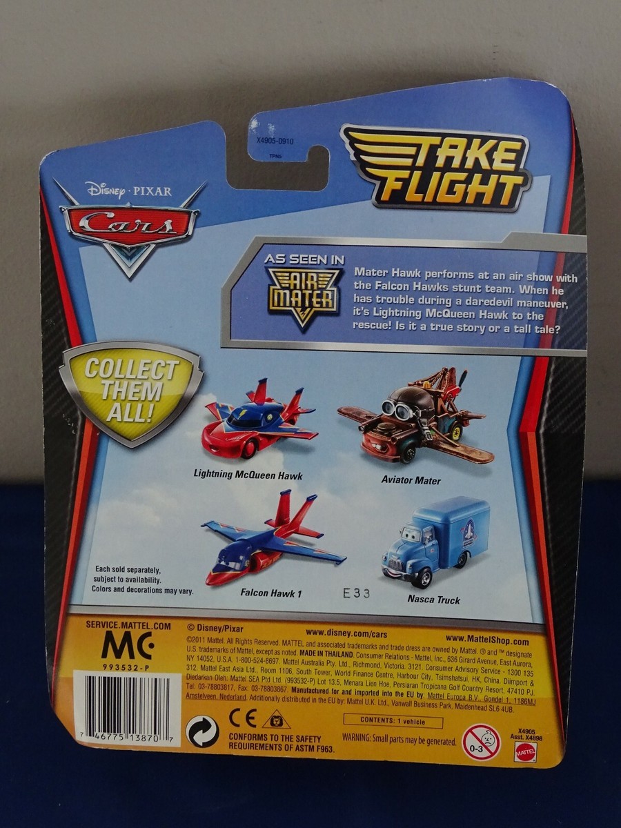 Disney Planes Cars Take Flight Deluxe Lightning McQueen Hawk G3 | eBay