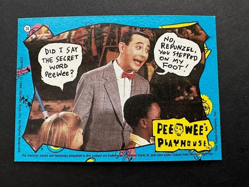 Topps PEE WEE'S PLAYHOUSE trading cards - You Choose! Stickers Wiggle Tattoos - Picture 86 of 233