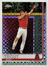 Mike Trout 2019 Topps Chrome Baseball X-Fractor Parallel 200 Anaheim Angels Mint
