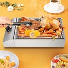 1800W Electric TableTop Grill Griddle Barbecue BBQ Smokeless outdoor Camping
