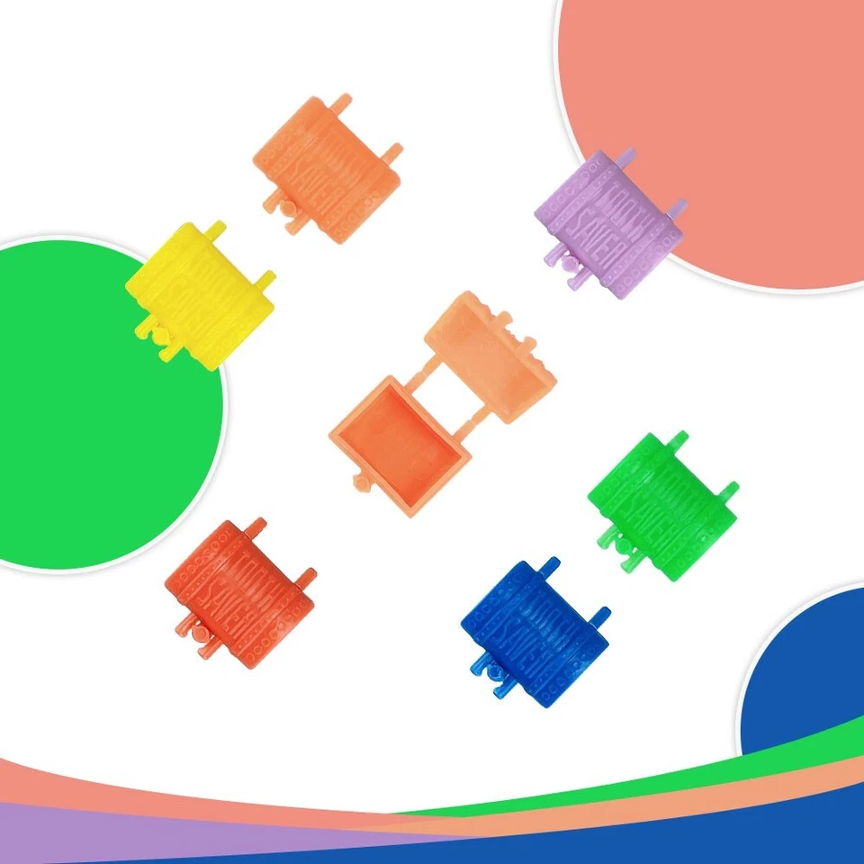 Caja organizadora de dientes de bebé 100 piezas estuche de almacenamiento de hadas de dientes de leche soporte de recuerdo Foto 4 de 4