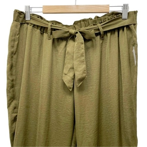 Motherhood Maternity Underbelly Olive Satin Jogger Pants Women’s Size Large NWT - Picture 6 of 16