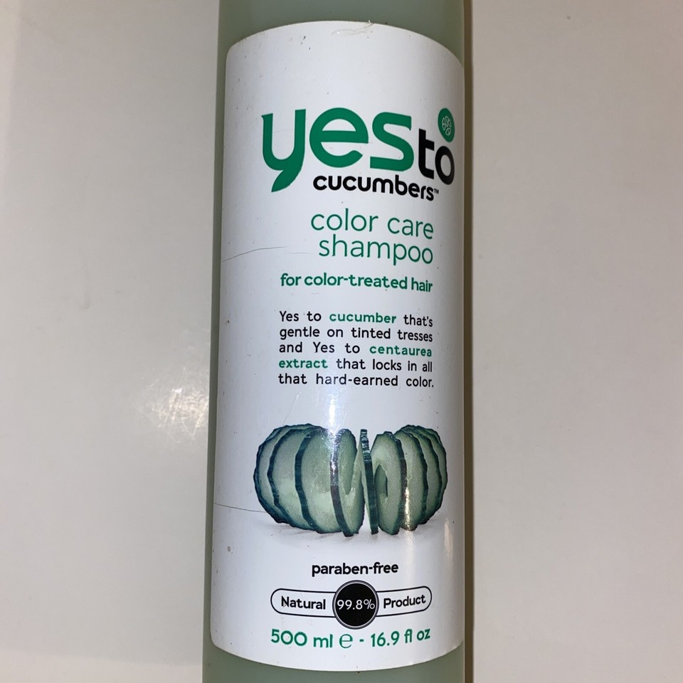 Yes To Cucumbers Volumising Shampoo | Für Normales Bis Feines Haar, 96 % Natürliche Inhaltsstoffe – 280 Ml